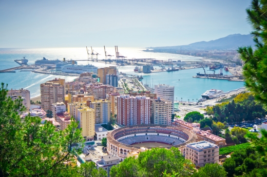 Las panorámicas de Málaga